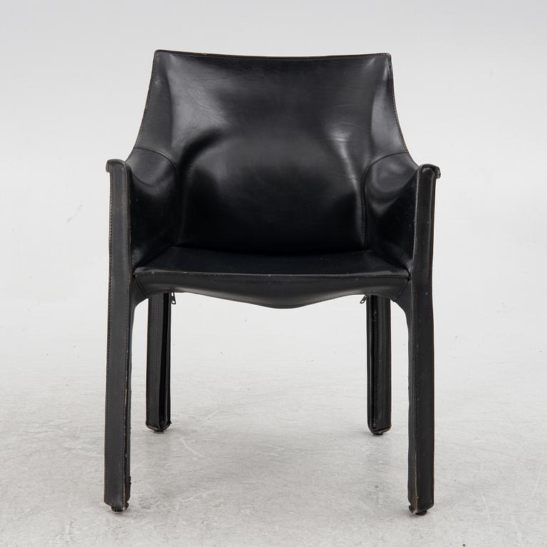 Mario Bellini, a '413 CAB' armchair, Cassina, Italy.