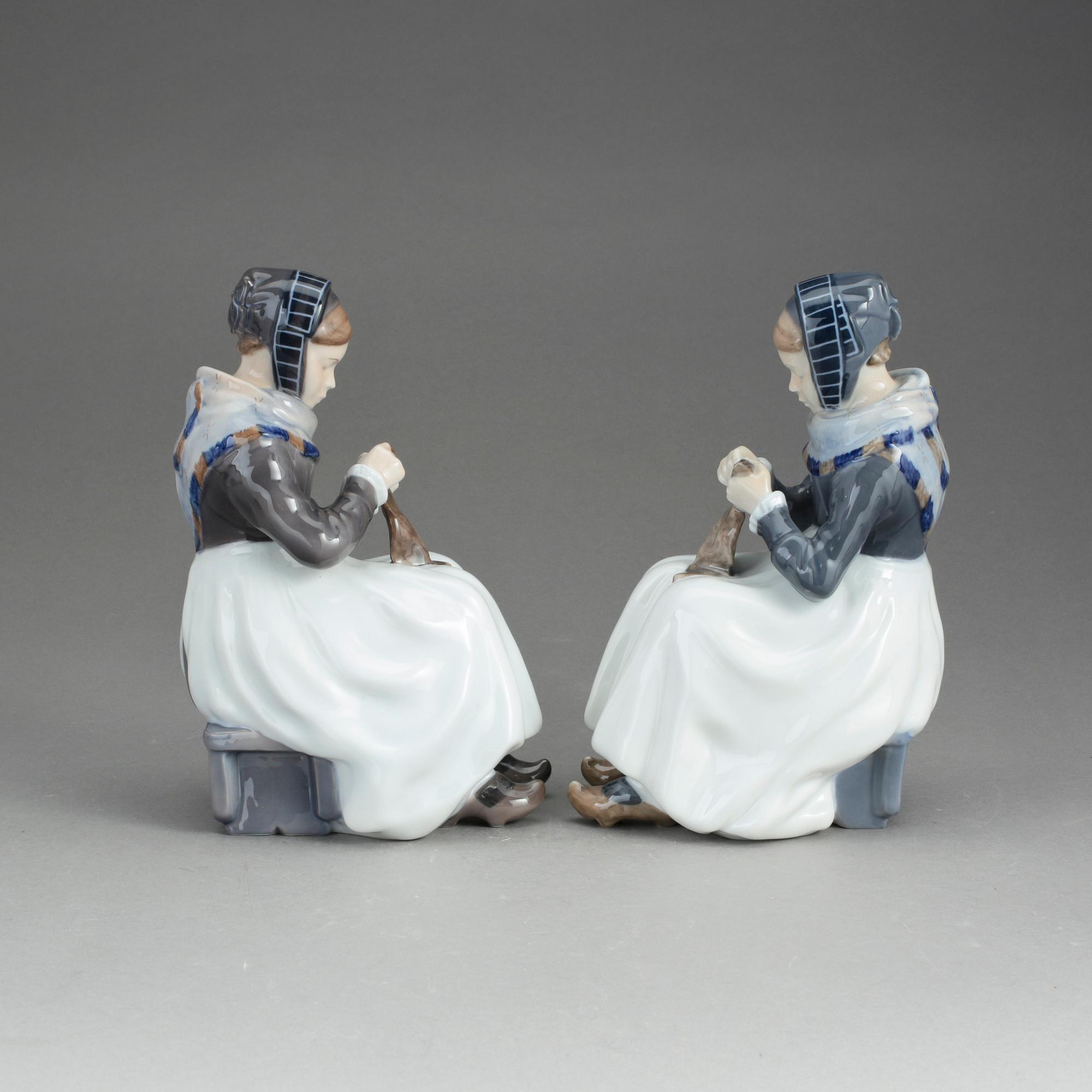 FIGURINER, 2st, porslin, Lotte Benter, Royal Copenhagen.