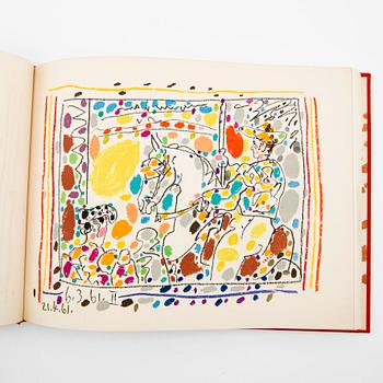 Pablo Picasso, bok, "Toreros", med fyra litografier, André Seuret, Monte Carlo, 1961.
