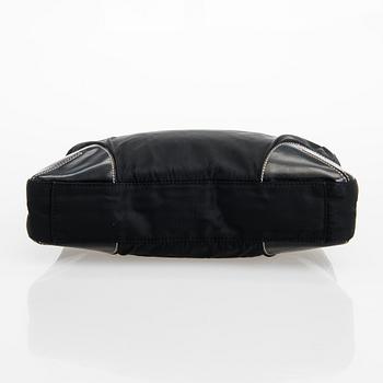 Prada, a nylon handbag.