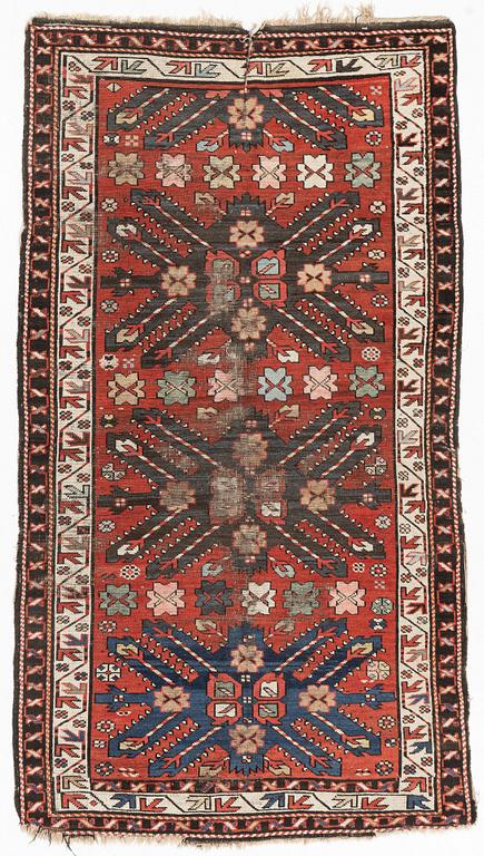 Rug, "Sunburst", Kazak, circa 250 x 137 cm.