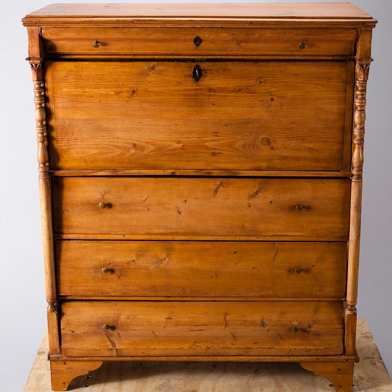 SKRIVBYRÅ / KLAFFBYRÅ, 1800-talets slut.