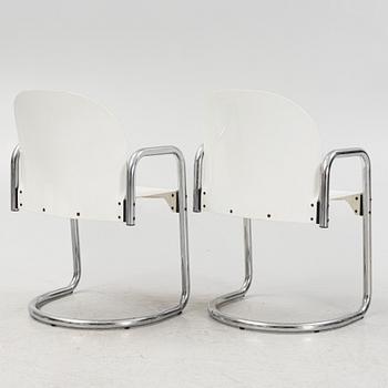 Afra & Tobia Scarpa, eight 'Dialogo' armchairs from B&B Italia.