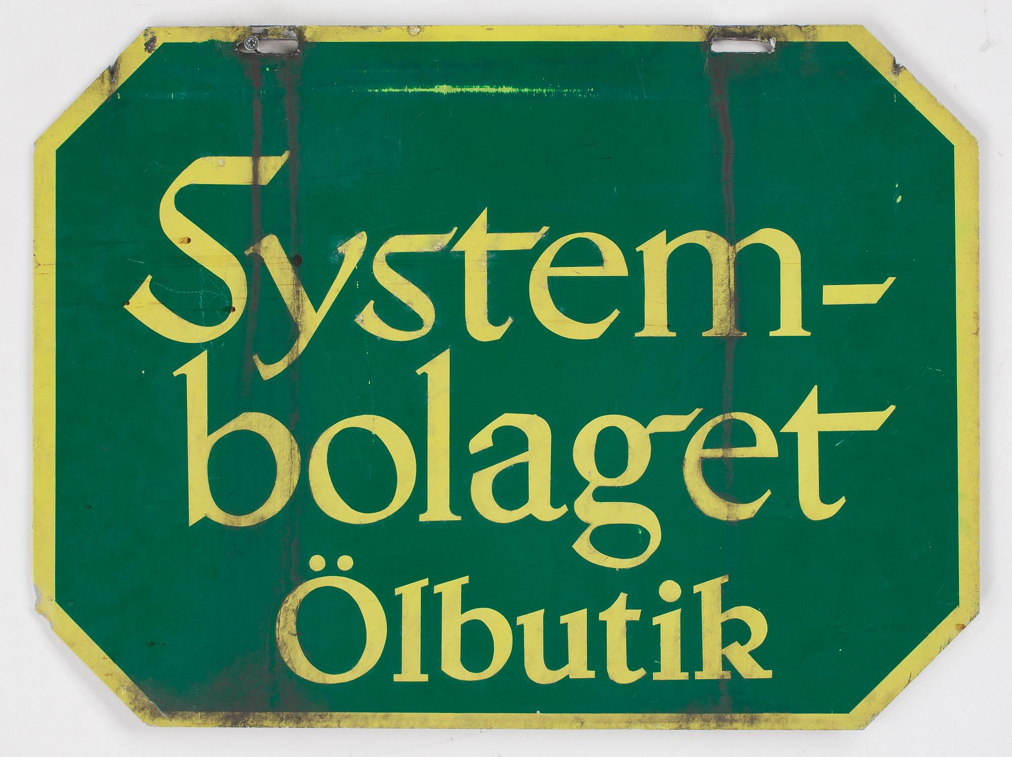 SKYLT, Systembolaget Ölbutik.