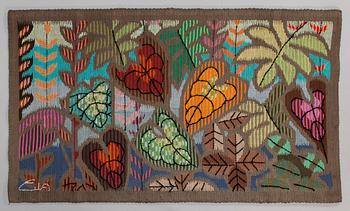 Eila Ampula, tapestry, signed EiLA.