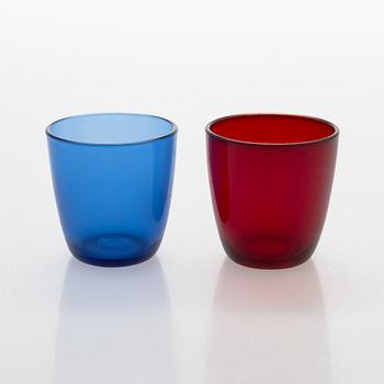 Tapio Wirkkala, a 12-piece set of mid-century '4090' drinking glasses for Iittala, 1956-61.
