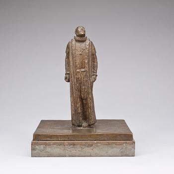 IVAR JOHNSSON, skulptur, brons, signerad, gjutarstämplar "Otto Meyers eftr fud".