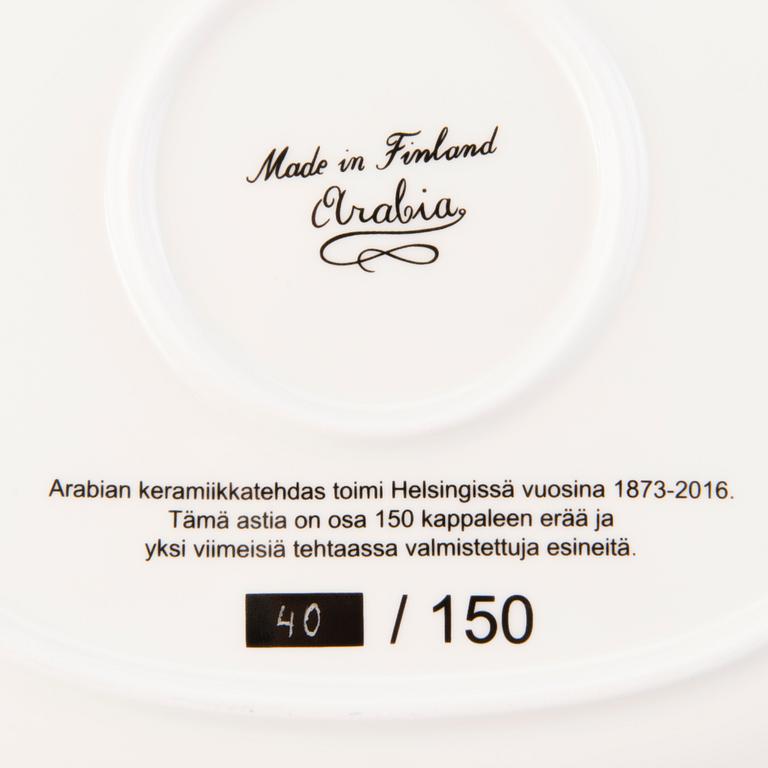 VATI, Arabia keramiikkatehtaan muistolautanen, numeroitu 40/150.