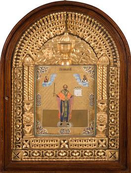 IKONI, Russian icon in kiot.