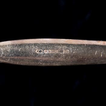 SKEDAR 6 ST, silver, Tapio Wirkkala, Kultakeskus Tavastehus 1961, vikt 238 g.