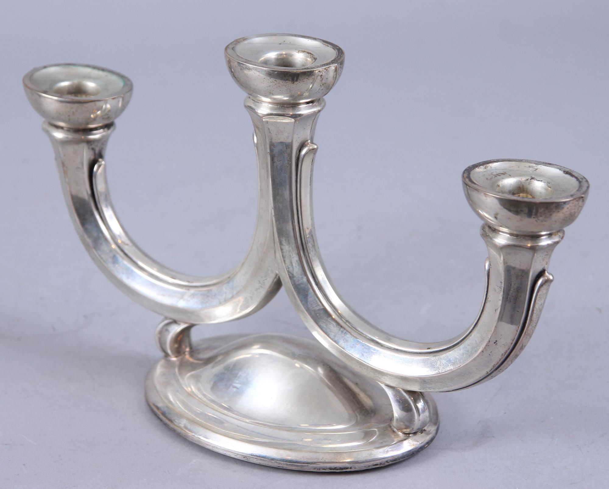 KANDELABER, silver, Tyskland, 1900-talets första hälft.