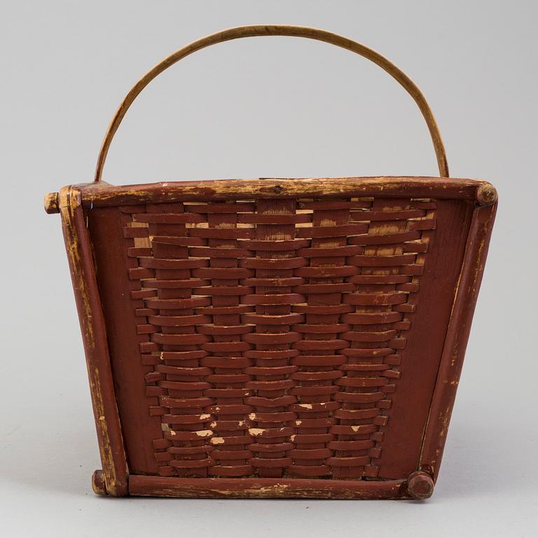 a basket from the 19th century.