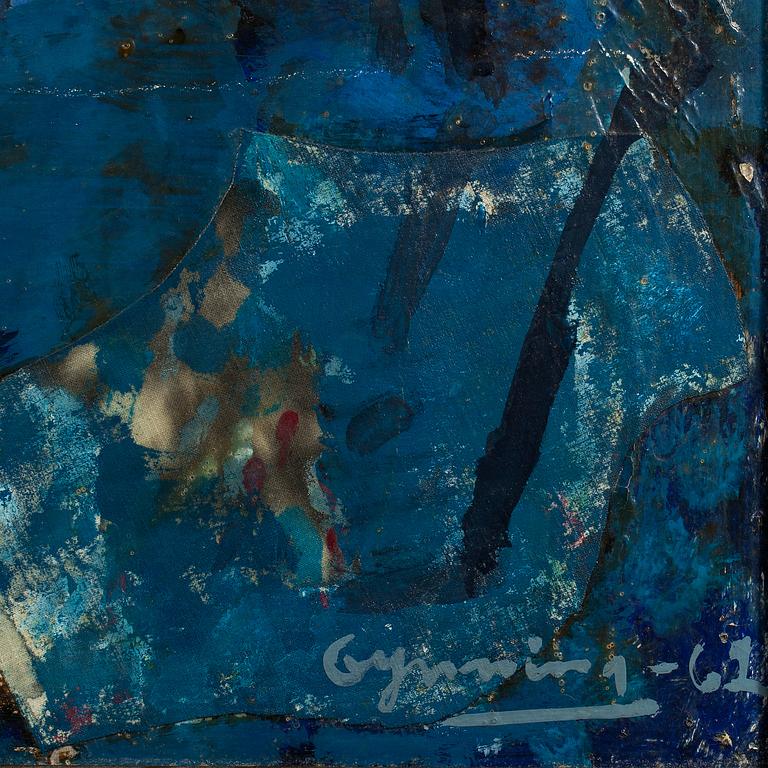 LARS GYNNING, collage, signerad och daterad -61.