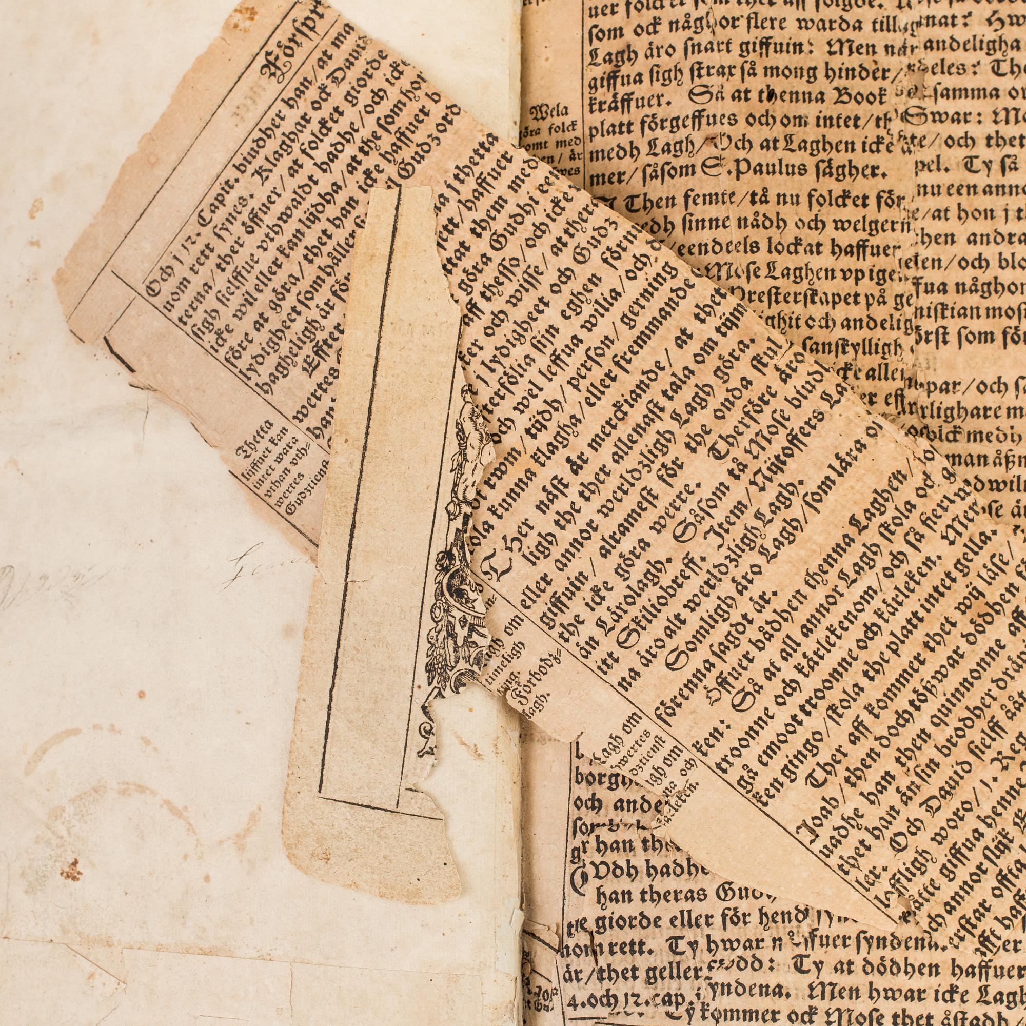 GUSTAV II ADOLFS BIBEL, THET ÄR, ALL THEN HELGHA SCRIFFT, PÅ SWENSKO, Stockholm 1618.