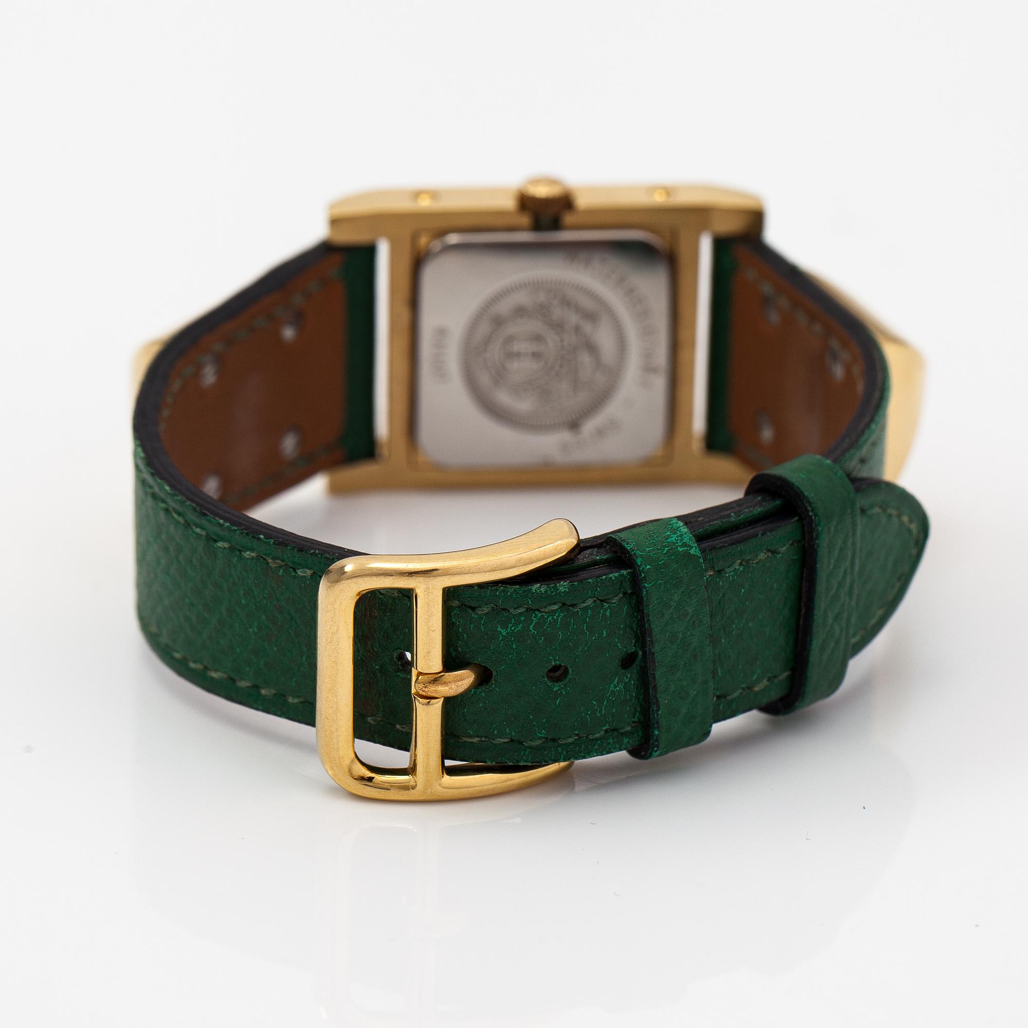 Hermès, Medor, armbandsur, 23 x 23 mm.