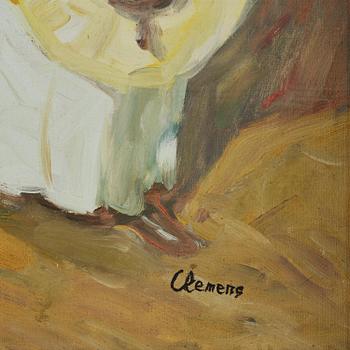 Joaquín Sorolla, kopia efter, copy after, "Stroll by the Seaside".