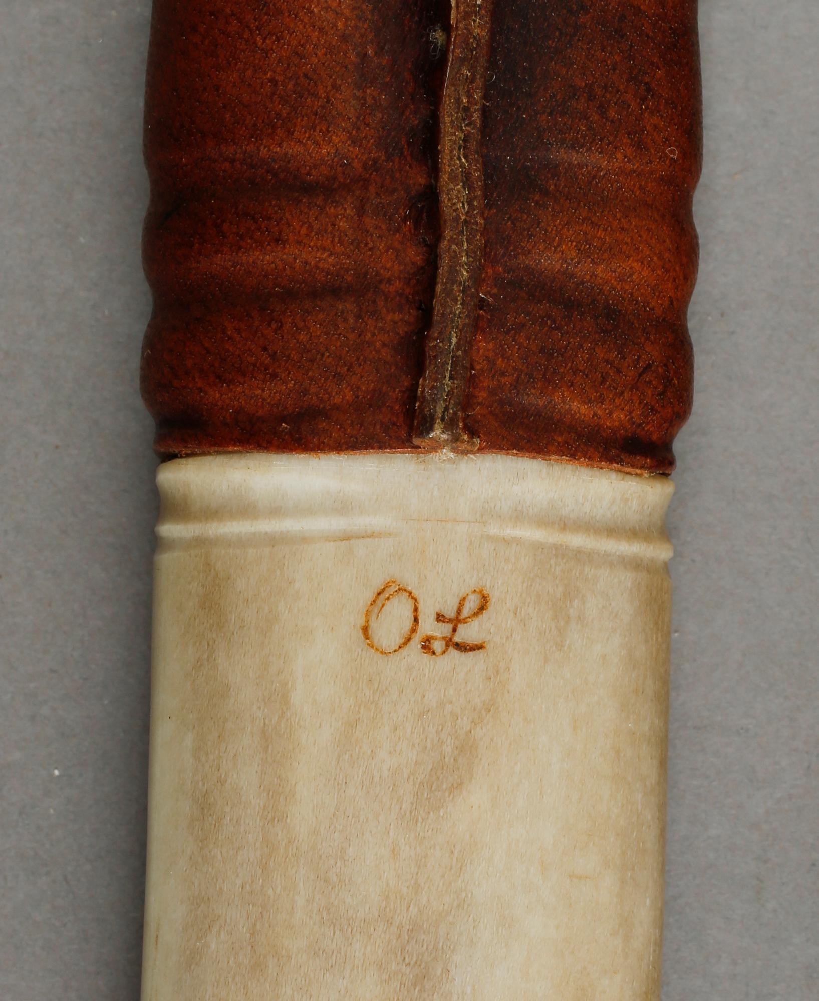 SAMEKNIVAR, 3 st, Olle Lundmark, Johan Andersén, monogramsignerad EE, 1900-tal.