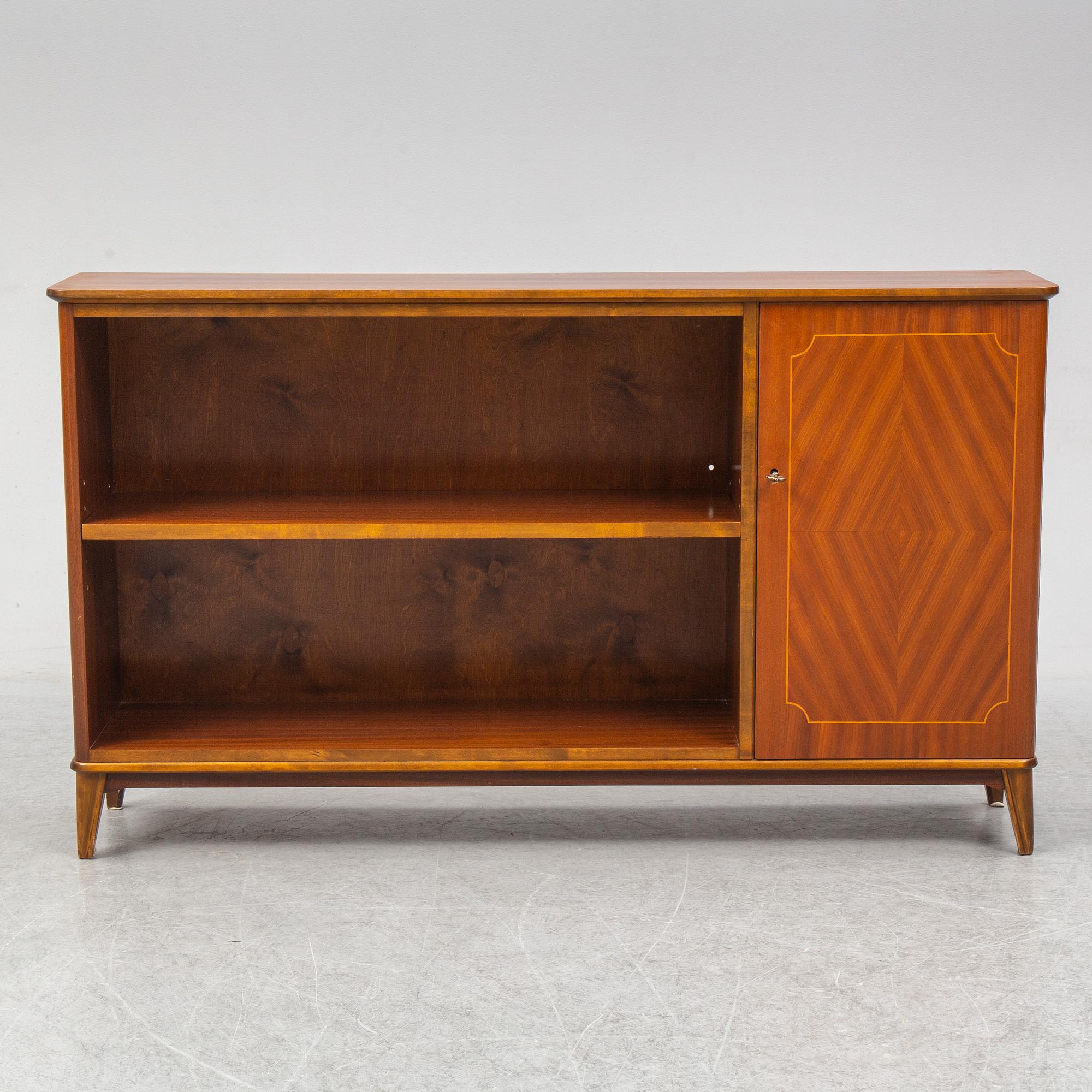 A mid 20th century bookshelf.