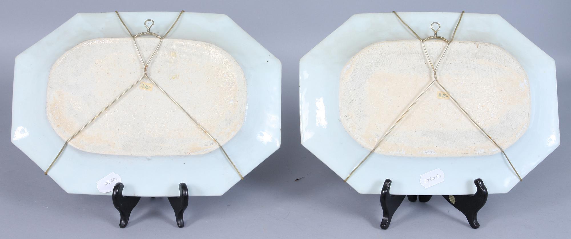 FAT, 4 st, porslin, Kina. 1700-tal.