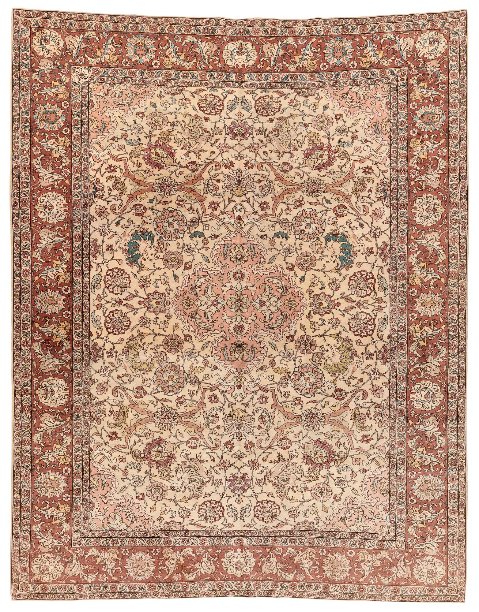 Matta, semiantik Täbris Ghanadi, ca 342 x 263 cm.