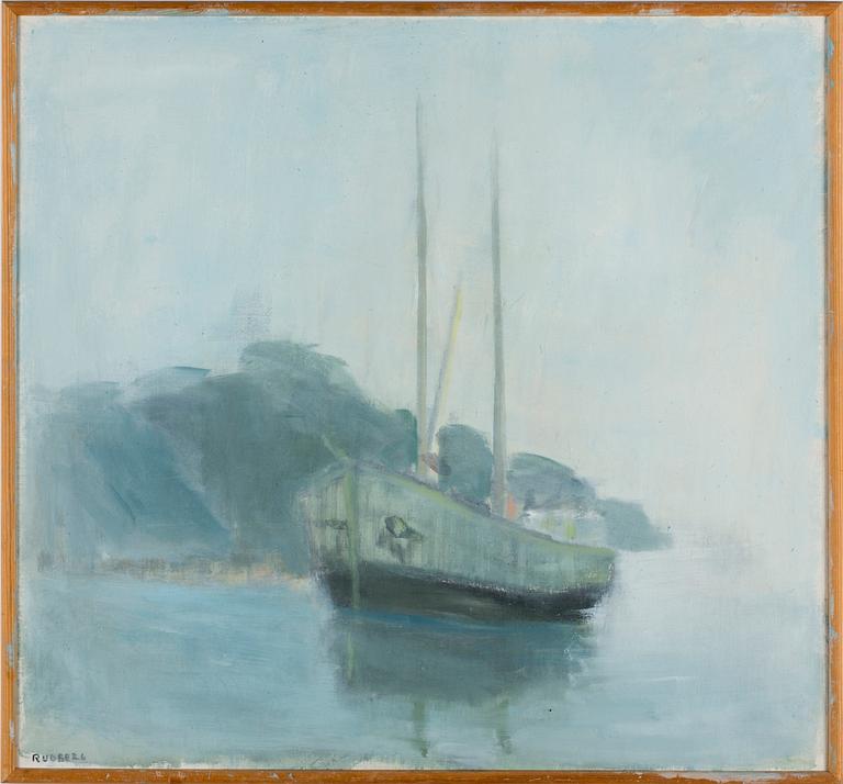 GUSTAV RUDBERG, olja på duk, signerad.