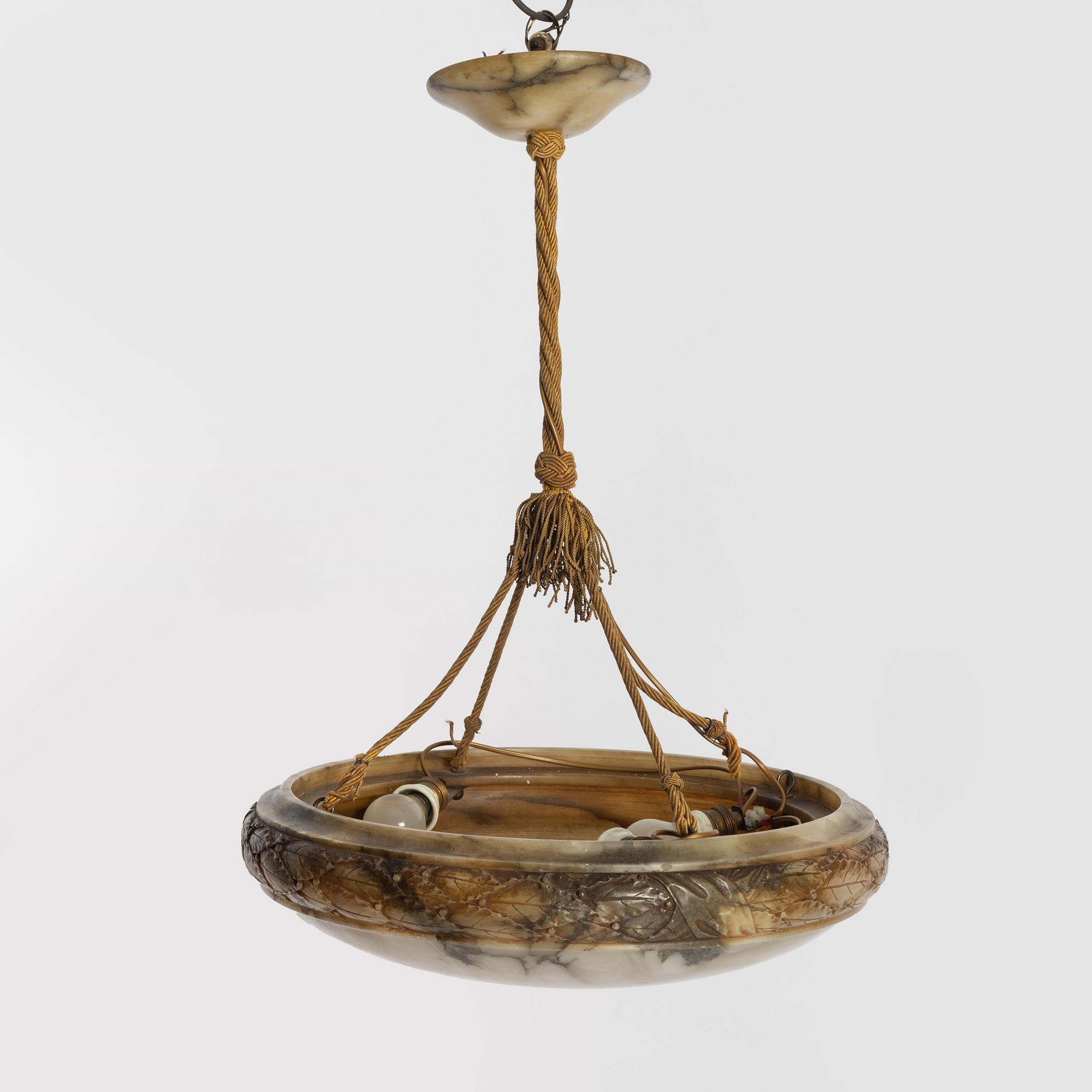 Ceiling lamp, 1920s.