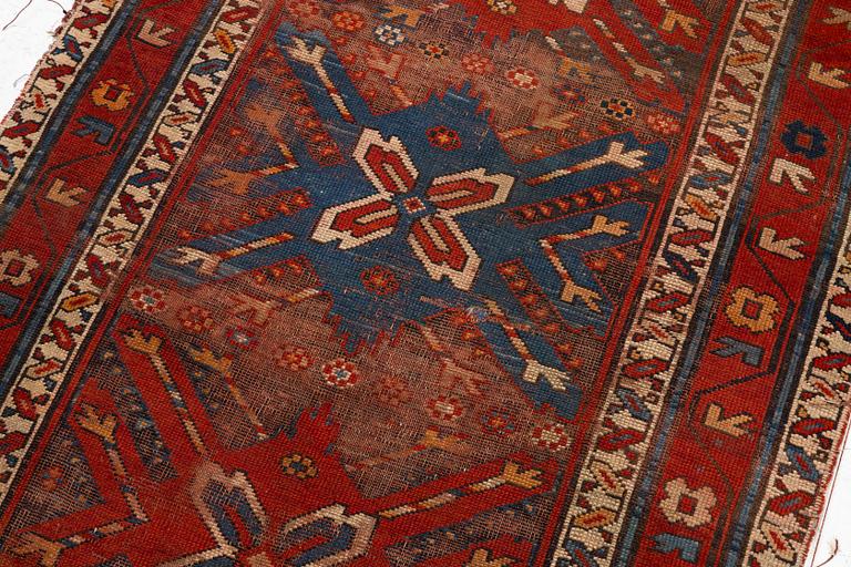 Matta, Kazak, antik, ca 208 x 105 cm.