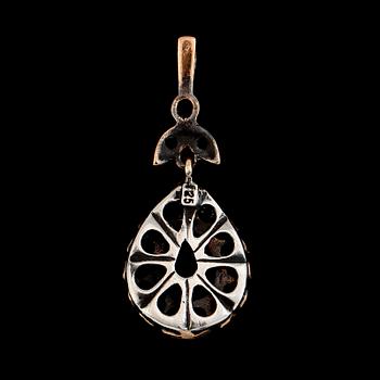 HÄNGE, sterlingsilver 925, delvis förgylld.