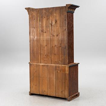 Cupboard, folk art, mid-19th century.