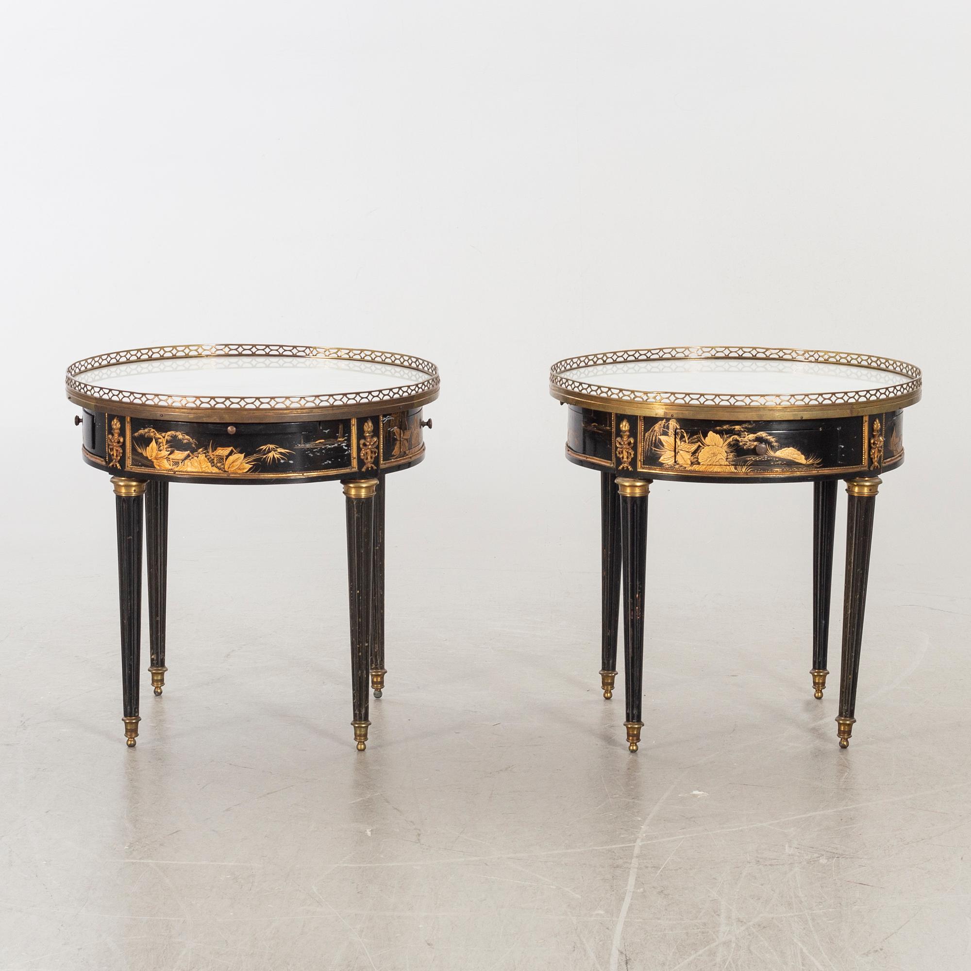 A pair of Spanish mid 20th century tables.