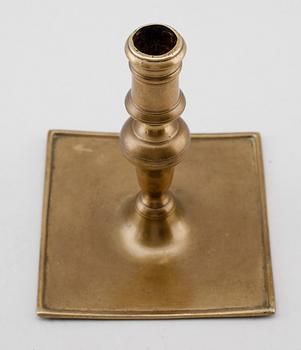 LJUSSTAKE, mässing, barock, 1600-tal.