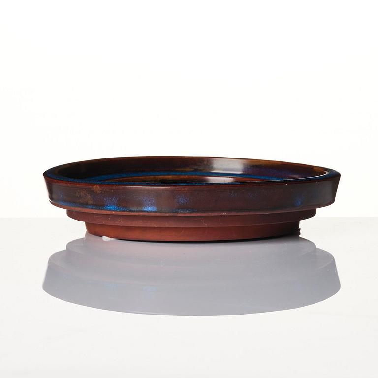 Wilhelm Kåge, an early Farsta stoneware dish, Gustavsberg 1933.