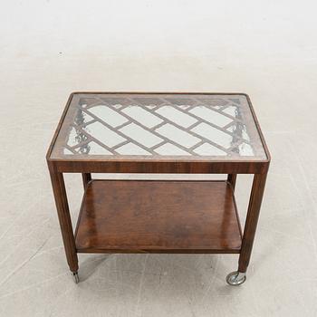 Serving cart Swedish Modern 1940s.