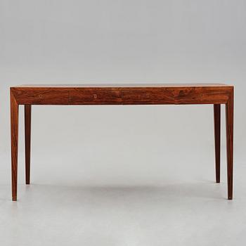 Severin Hansen, a 1950'-60's palisander desk, Haslev Møbelfabrik, Denmark.