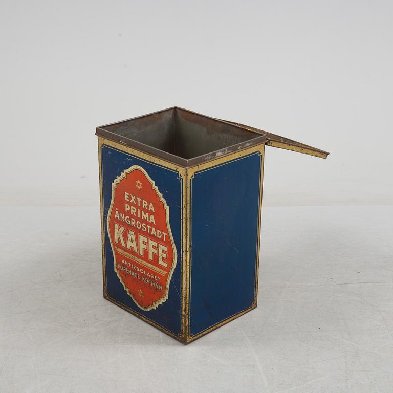 An early 20th Century tin can.