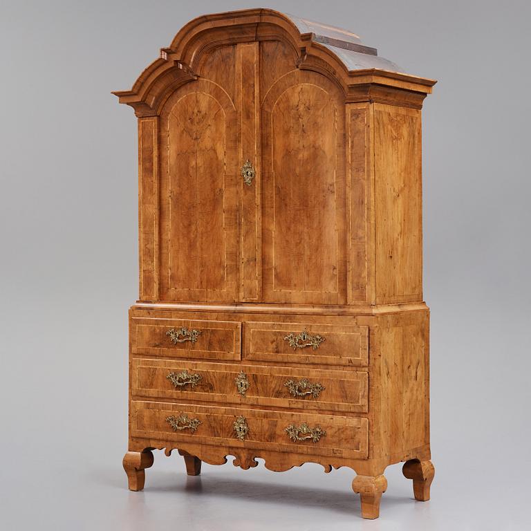 A Swedish Rococo 18th century cupboard.