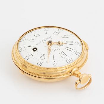 Jacob Kock, (1737-1805) Stockholm, pocket watch, 54 mm.