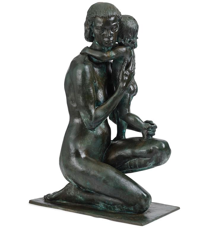 Nils Möllerberg, "Mor och barn" (Mother and child).