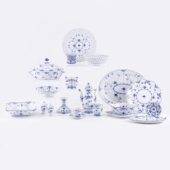 A 90-piece 'Musselmalet' porcelain service, Royal Copenhagen, Denmark.