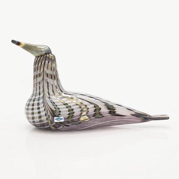 Oiva Toikka, a glass bird signed Oiva Toikka Nuutajärvi Notsjö 342/5000.