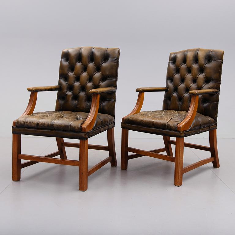 KARMSTOLAR, 1 par, England, 1900-tal.