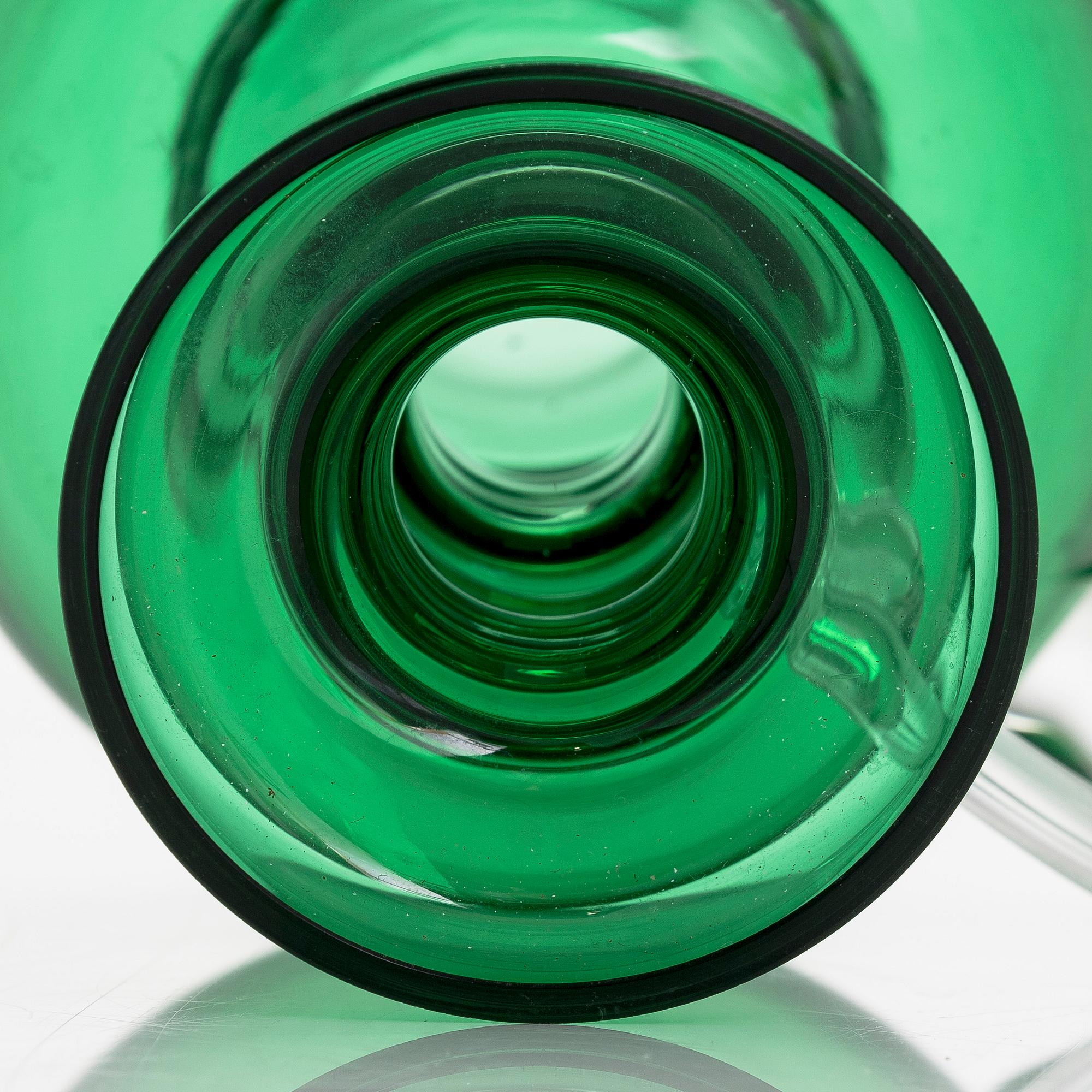 Tamara Aladin, A 1970's glass vase 'Kleopatra', for Riihimäki Glassworks, Finland. Model designed 1969.