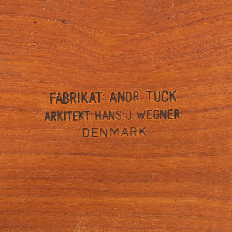 Hans J. Wegner, satsbord, 2 delar, Andreas Tuck, Danmark, 1960-tal.