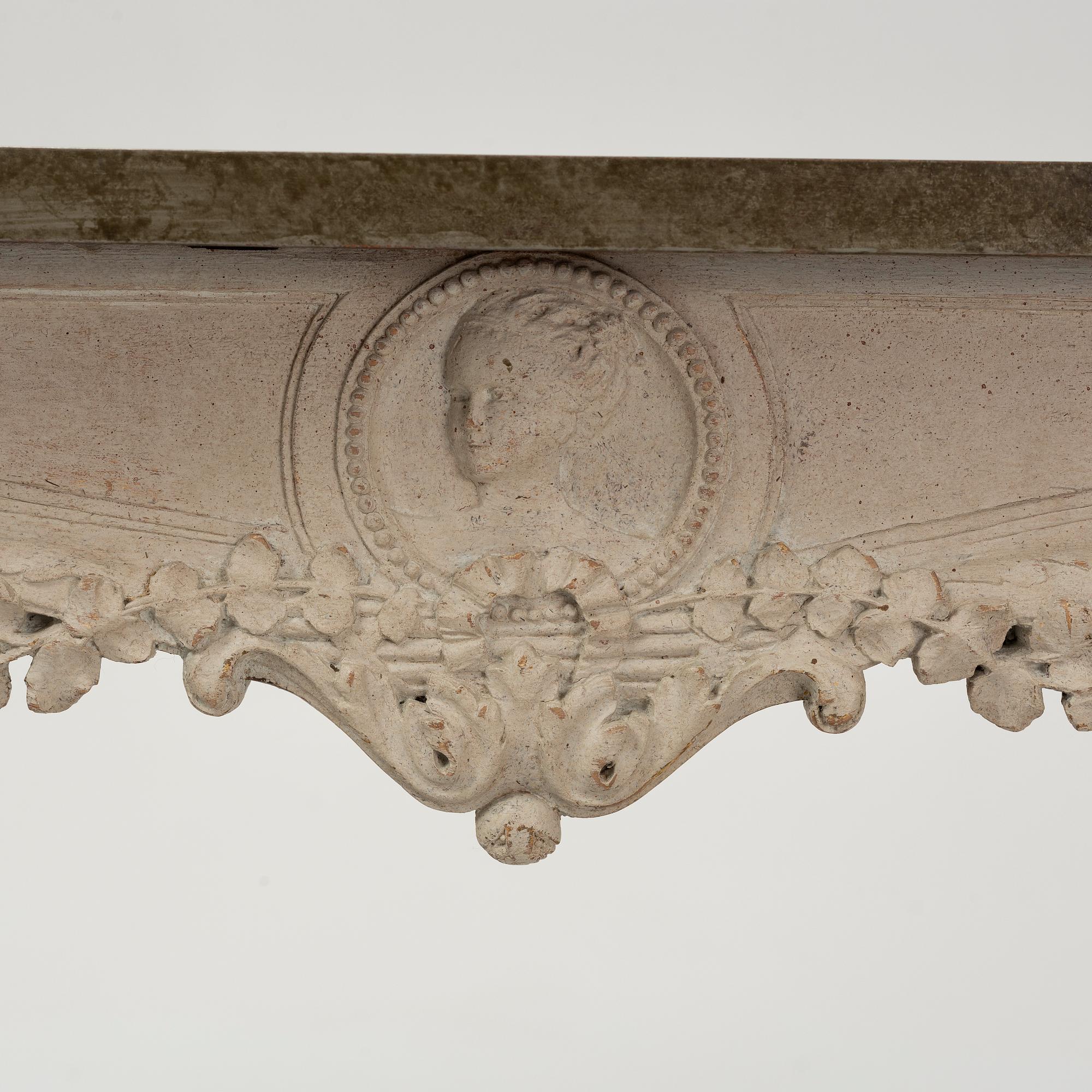 Konsolbord, ett par, Louis XVI-stil, omkring år 1900.