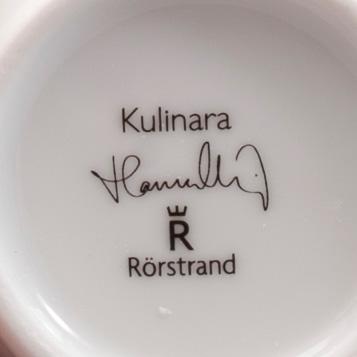 SERVIS, 25 delar, porslin, "Kulinara" Hanna Werning‎, Rörstrand.