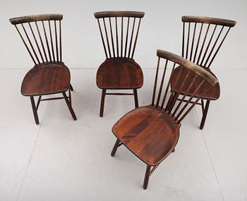 STOLAR, 4 st, "Lilla Åland", Carl Malmsten, 1900-talets första hälft.