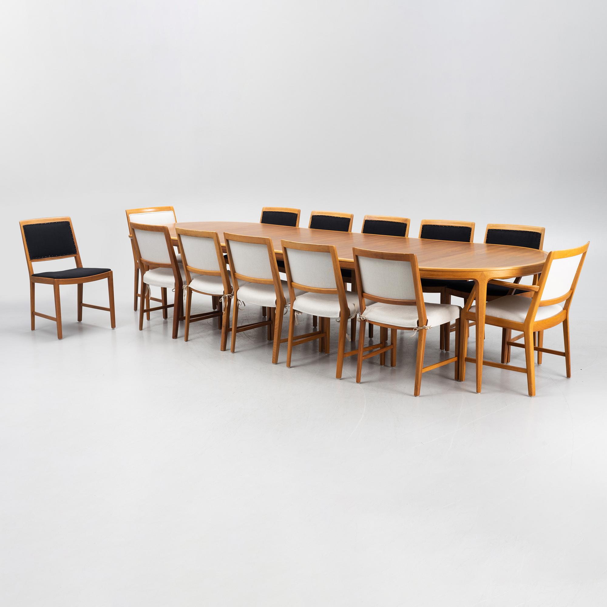 Bertil Fridhagen, matgrupp, "Diamant", 14 delar, Bodafors, 1960-tal.