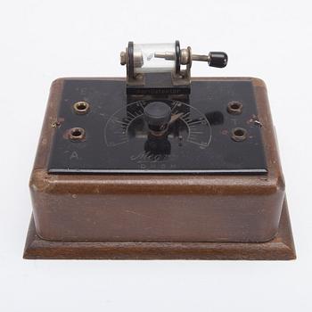 RADIOMOTTAGARE, sk "Kristallapparat" Mergo D.R.G.M, 1920-tal.