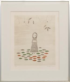 Keiko Minami, "Girl with Cat".