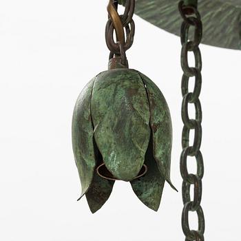 Taklampa, jugend, 1900-talets början.